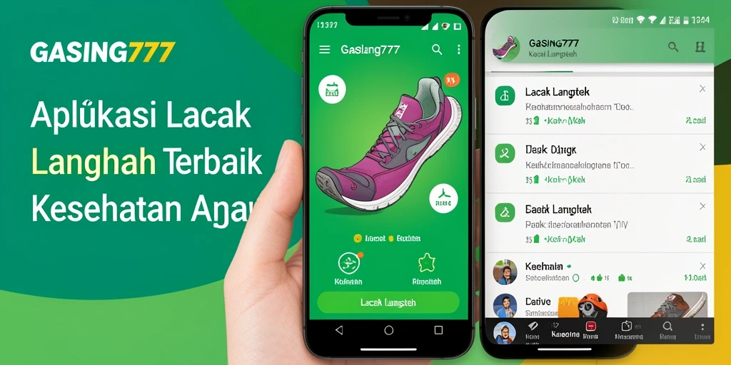 Tampilan antarmuka GASING777 yang sederhana dan fungsional untuk Lacak Langkah.